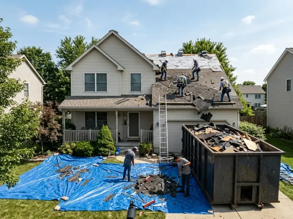 roof-replacement-debris-remova-004 — frequently asked questions, Cheapest Dumpster Rentals in Aubrey, TX
